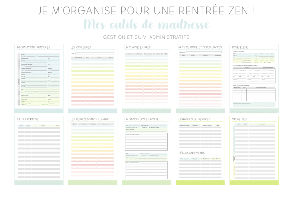 Mon organisation cahiers/classeur/pochettes pour la prochaine rentrée  -  Chez Val 10